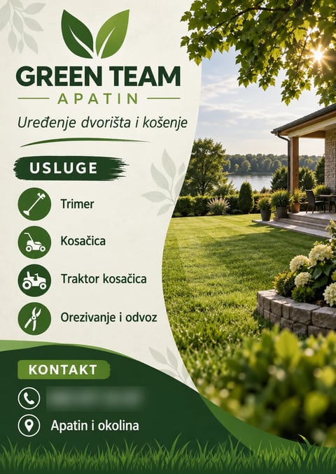 Portfolio primer flajera za lokalne usluge