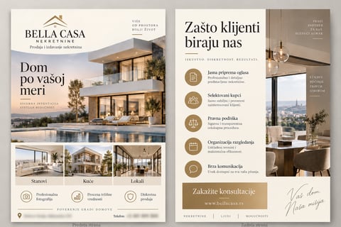 Portfolio primer luksuzne brošure za nekretnine